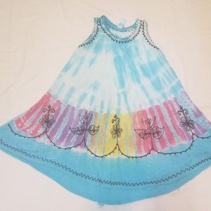 A tye dye dress